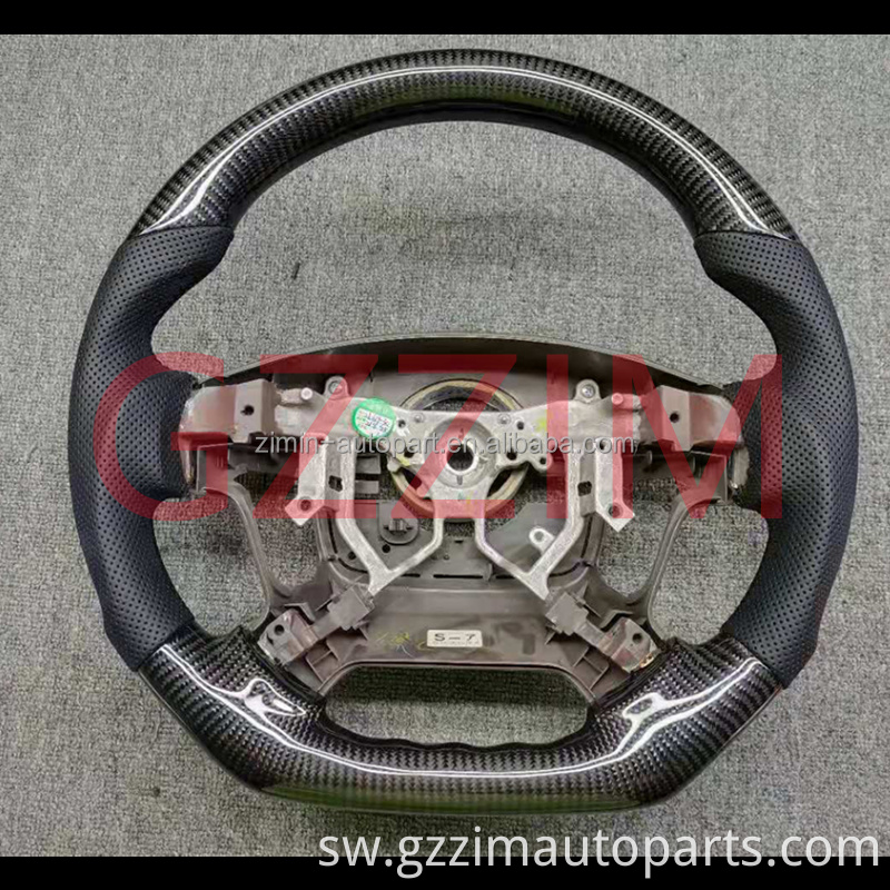 Uuzaji wa moto wa kiwanda cha moto kaboni nyuzi gurudumu la gari kwa Land Cruiser FJ200